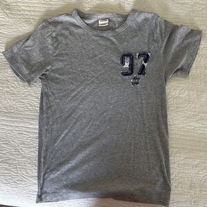 Urban Outfitters Gray Tee with Navy Accents